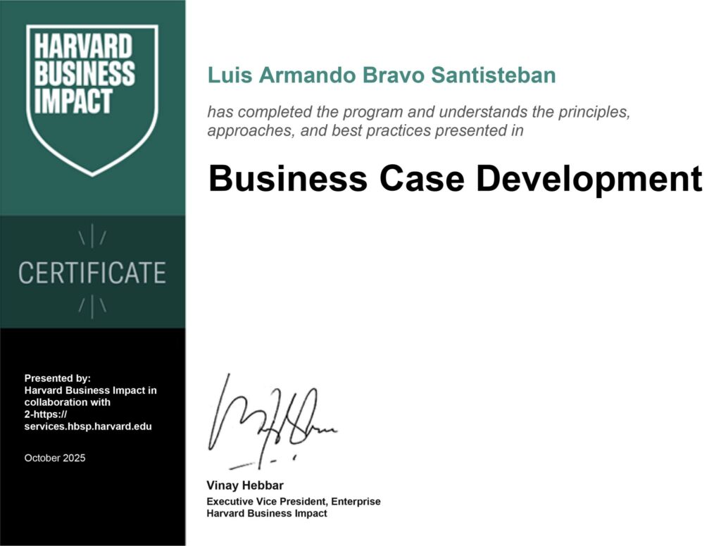 Business Case Development - Harvard Business Impact