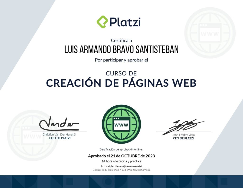 Creación de Páginas Web