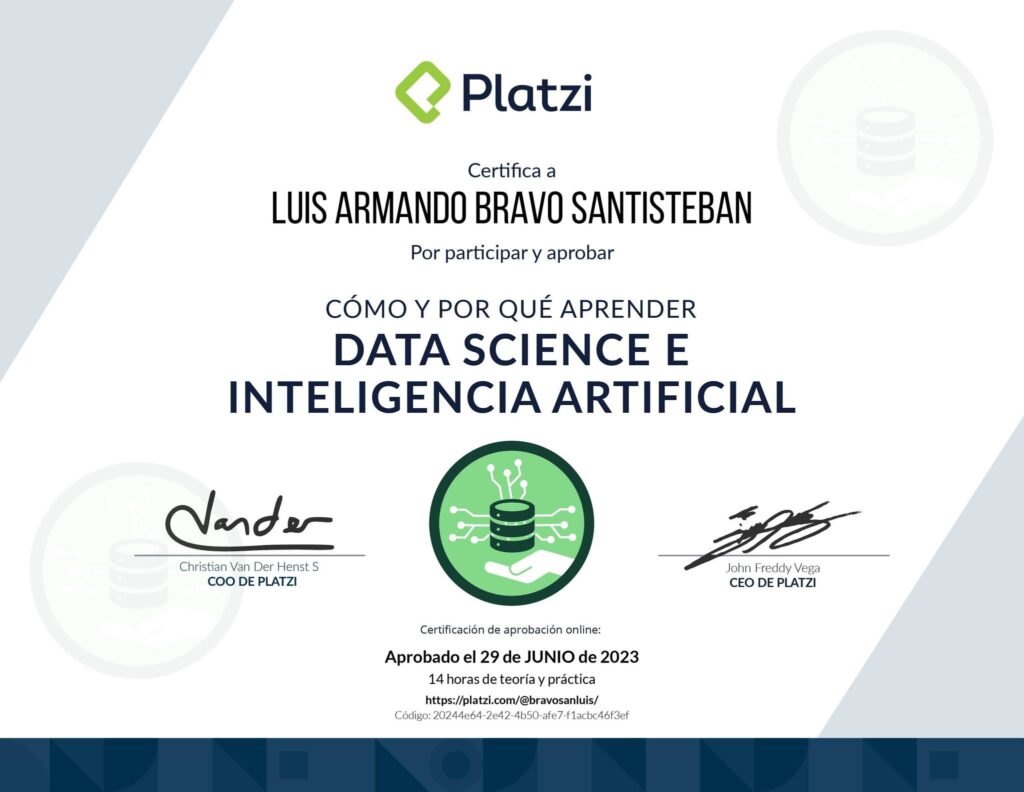 Data Science e Inteligencia Artificial