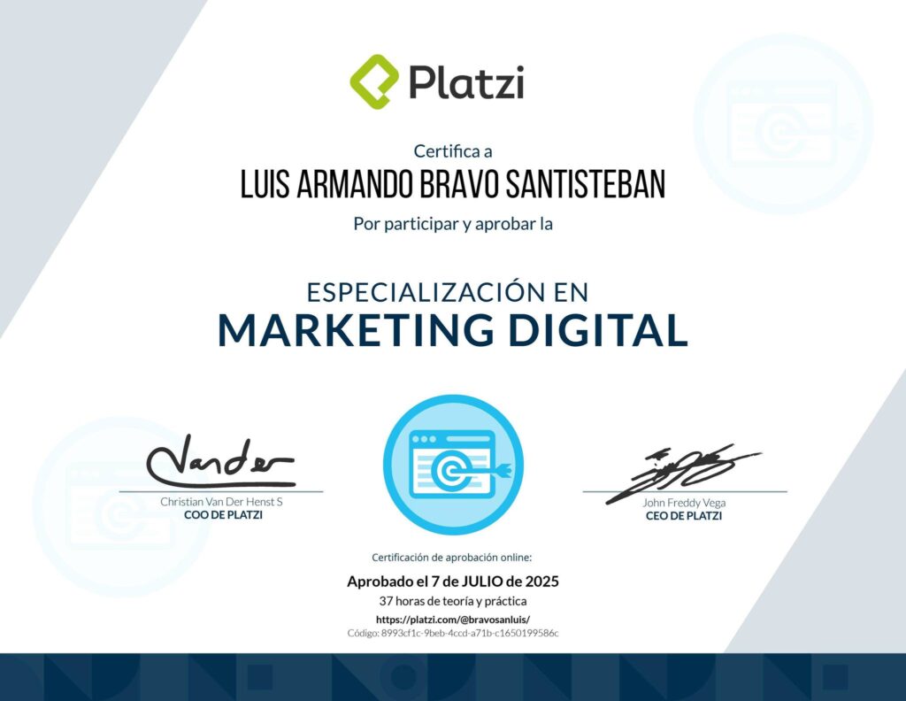 Especialización en Marketing Digital