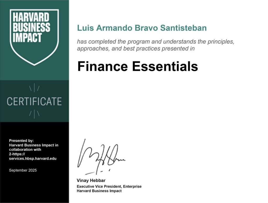 Finance Essentials - Harvard Business Impact