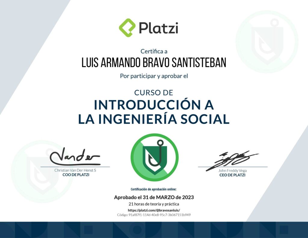Introducción a la Ingeniería Social
