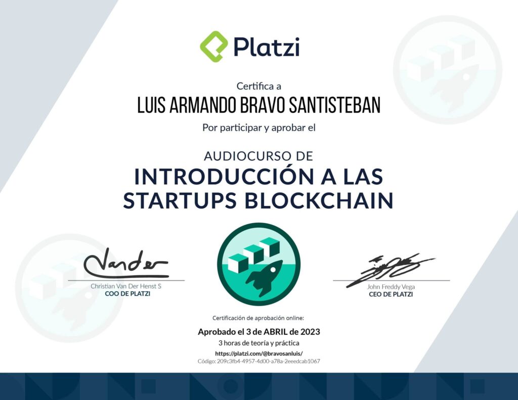 Introducción a las Startups Blockchain