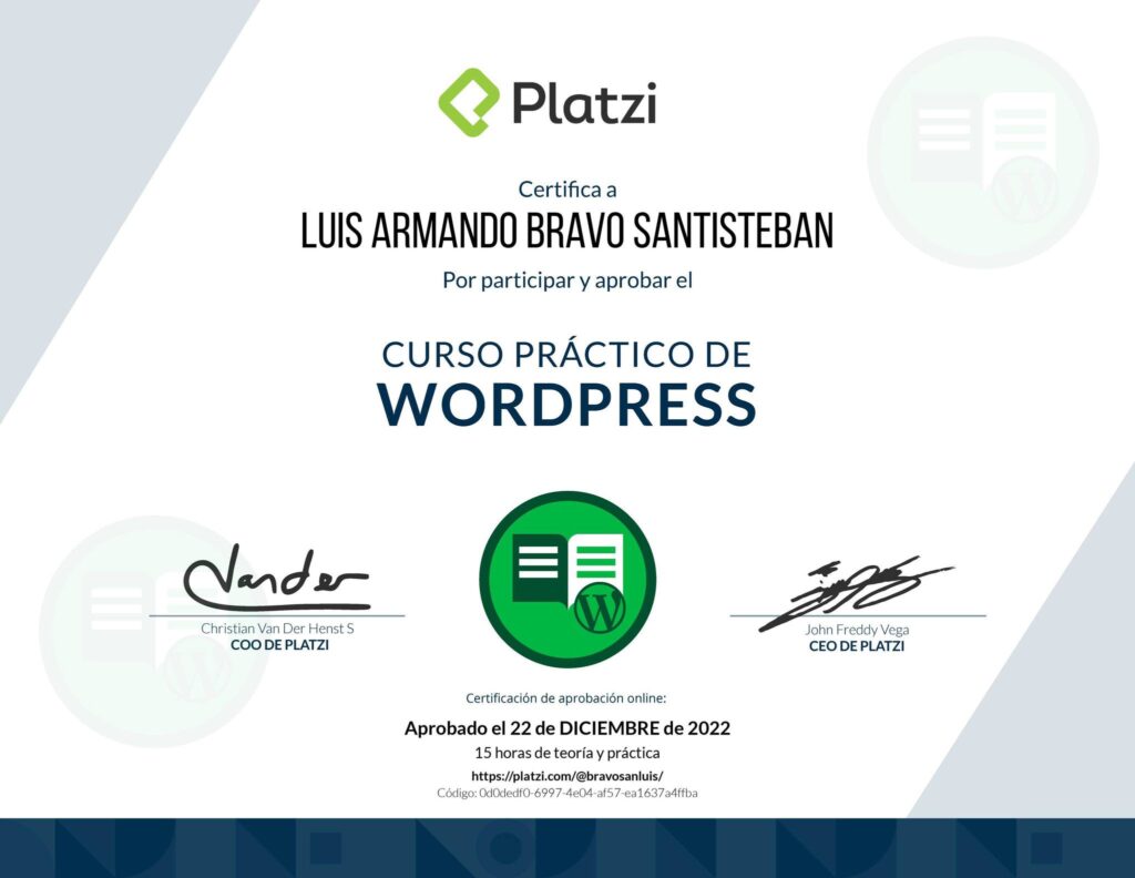 Curso práctico de WordPress